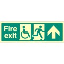 HTM Fire Exit - Arrow Down Right