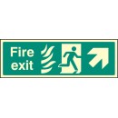 HTM Fire Exit - Arrow Up Left