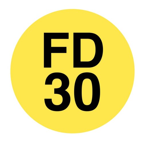 FD30 - Fire Door ID Tags (Pack of 50)