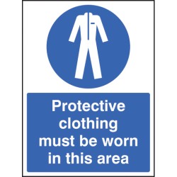 Protective Clothing Must be Worn in Area