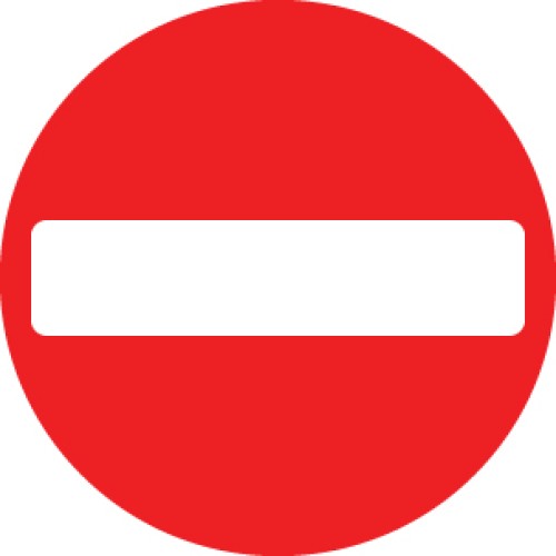 No Entry - Class RA1