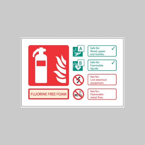 Fluorine Free Foam Fire Extinguisher Identification