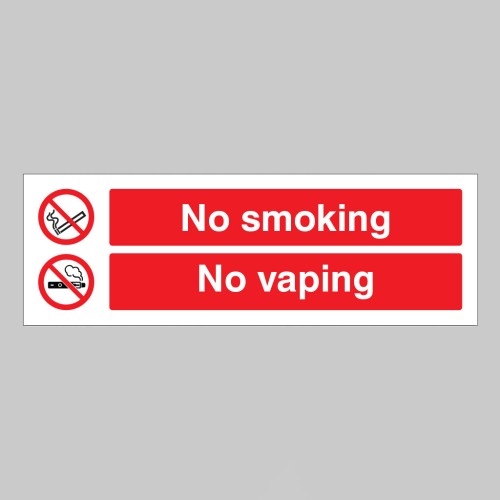 No Smoking - No Vaping - 