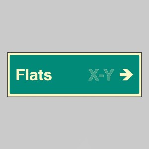Flats X-Y - Arrow Right (Specify when ordering)
