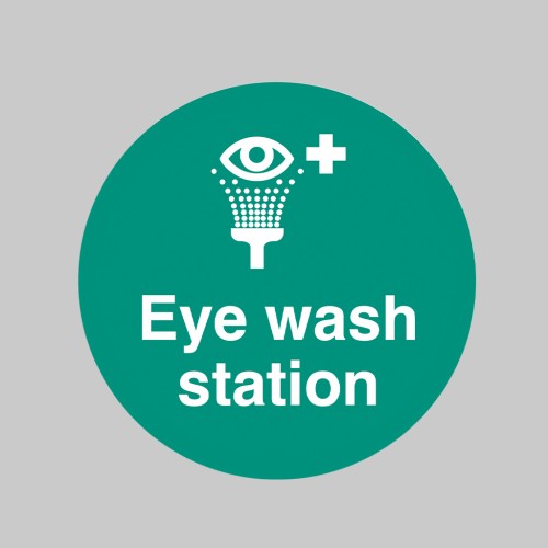 Eye Wash Station - Floor Graphic