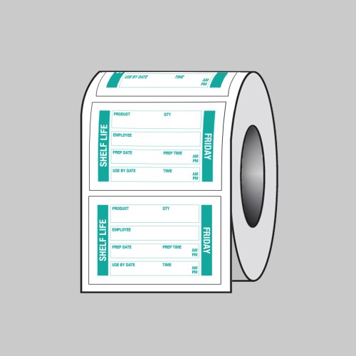 Food Shelf Life - Roll of Labels Food Shelf Life - Roll of Labels