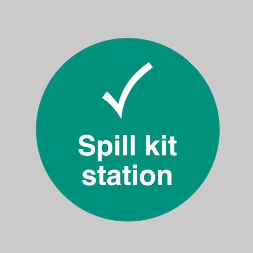 Spill Kit Station - Floor Graphic