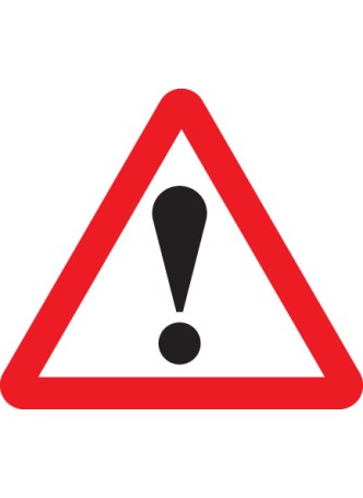 ! - Road Traffic - Exclamation Symbol - Class RA1 - Temporary