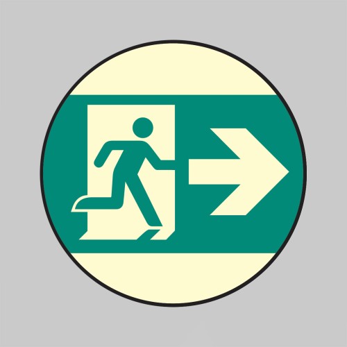 Emergency Exit - Right - Floor Marker