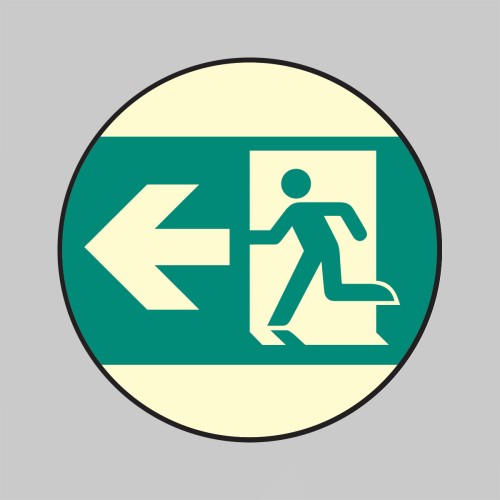 Emergency Exit - Left - Floor Marker